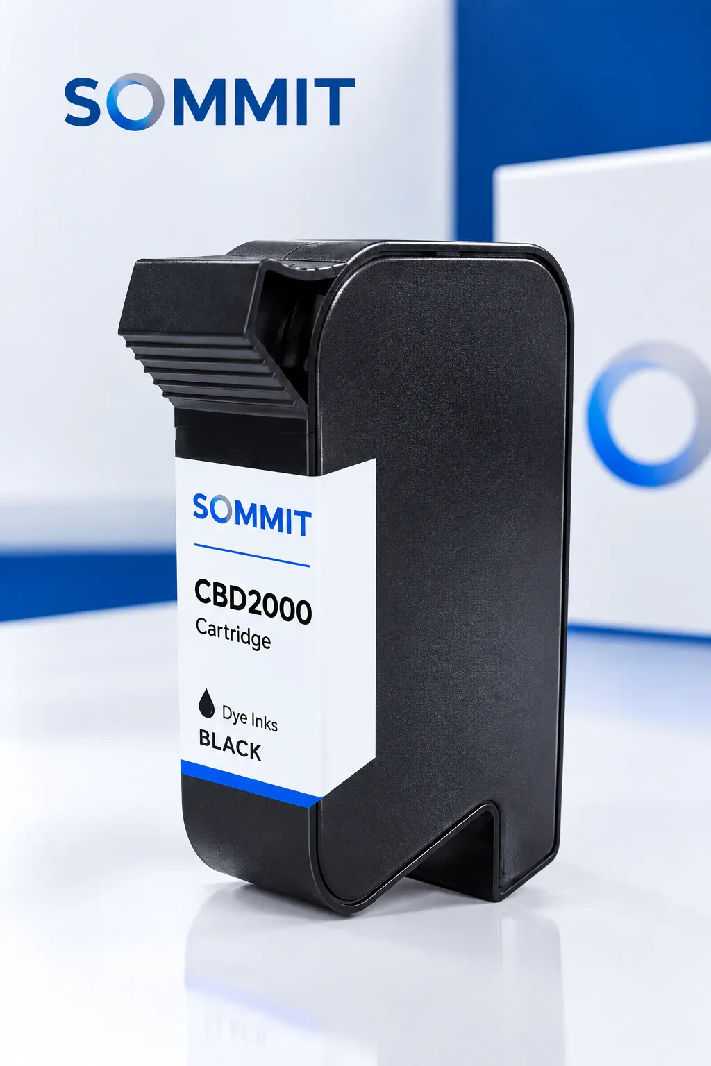 تصویر نمایشی کارتریج CBD2000 سومیت (SOMMIT) با جوهر مشکی